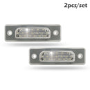 For BMW E34 520 525 530 535 540 M5 1988-1996 E32 1986-1994  Car Rear White LED License Plate Light Number Lamp