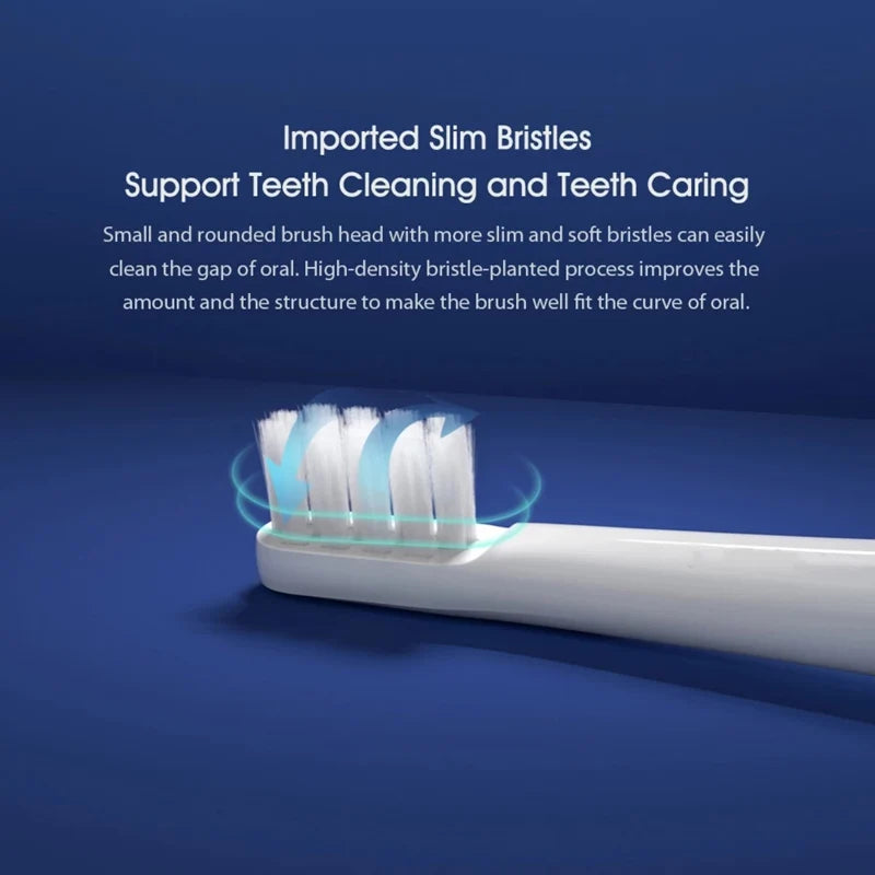 Toothbrush Replacement Heads for Xiaomi Mijia T100 Mi Smart Electric Toothbrush Replacement 2 Color