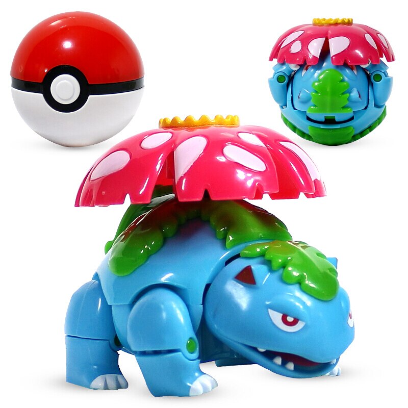 Pokemon Figures Ball Variant Model Pikachu Jenny Turtle Pocket Monsters Action Figure Toy Christmas Gift Box