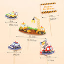 Happy Birthday Cake Plane Car Bus Engineering Vehicle Decor Flag Kids Boys Party DIY Baking Supplies Cupcake Toppers Baby Shower