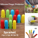 Silicone Finger Protector Sleeve Cover Anti-cut Heat Resistant Finger Sleeves Great Cooking Kitchen Tools