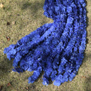 1m 2m/50pcs Artificial Orchid Flowers Rattan String Vine With Leaves For Home Wedding Garden Decoration Hanging Garland Wall