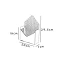 Korean Envelope Flower Packaging Box Foldable Flower Gift Box Wedding Party Decoration Stripe Printed Flower Gift Packaging Box