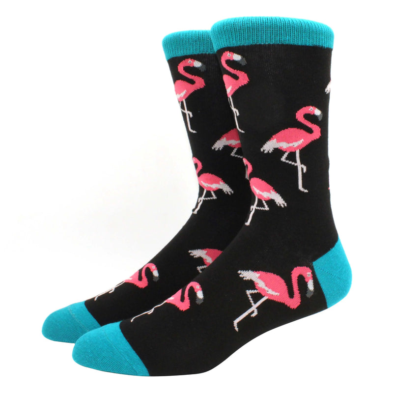 2024 New Hiphop Cotton Men Socks Harajuku Happy Funny animal Flamingo penguin chili Dress Socks for Male Wedding Christmas Gift