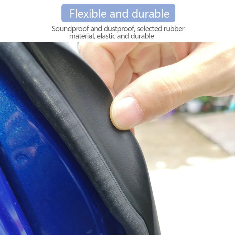 1 Pair Car Door Seal Strips Sticker B Pillar Type Car Rubber Sealing Strip Protector Sound Insulation for Car Sealant Accessory