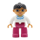 Big Size Action Figures City Princess Policemen Family Building Block Doll Character Accessory Assembly Toys for Children Gift