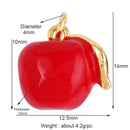 3D Fruit Strawberry Grape Mango Pineapple Water Melon Cherry Banana Charm Pendant , Jewelry Necklace Bracelet Making Supply M15