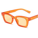 YOOSKE Vintage Rectangle Women Men Sunglasses Brand Designer Small Sun Glasses Frame Female Lady Eyeglasses UV400