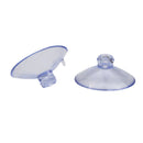 100 Pcs Car Sunshade Suction Cup Wedding Car Balloon Decor Transparent Glass Plastic Sucker Hooks Car Decoration Accessories