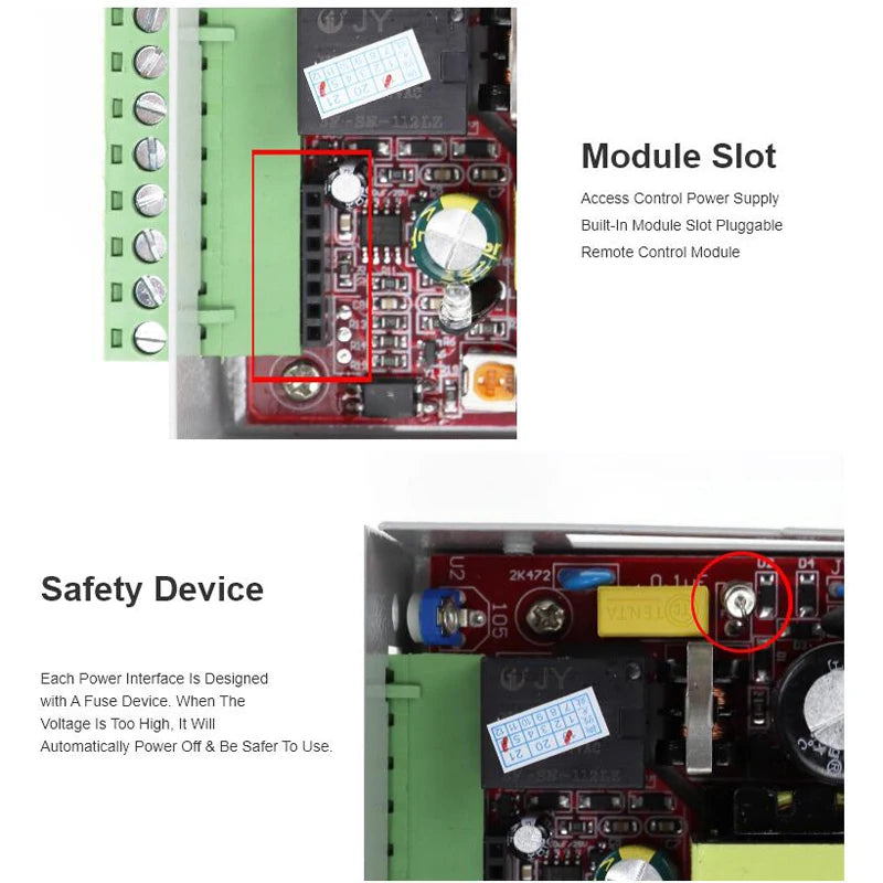 Access Control Power Supplier Transformer DC 12V 3A Door system Switch AC 110~240V Delay time max 15s High Quality Control