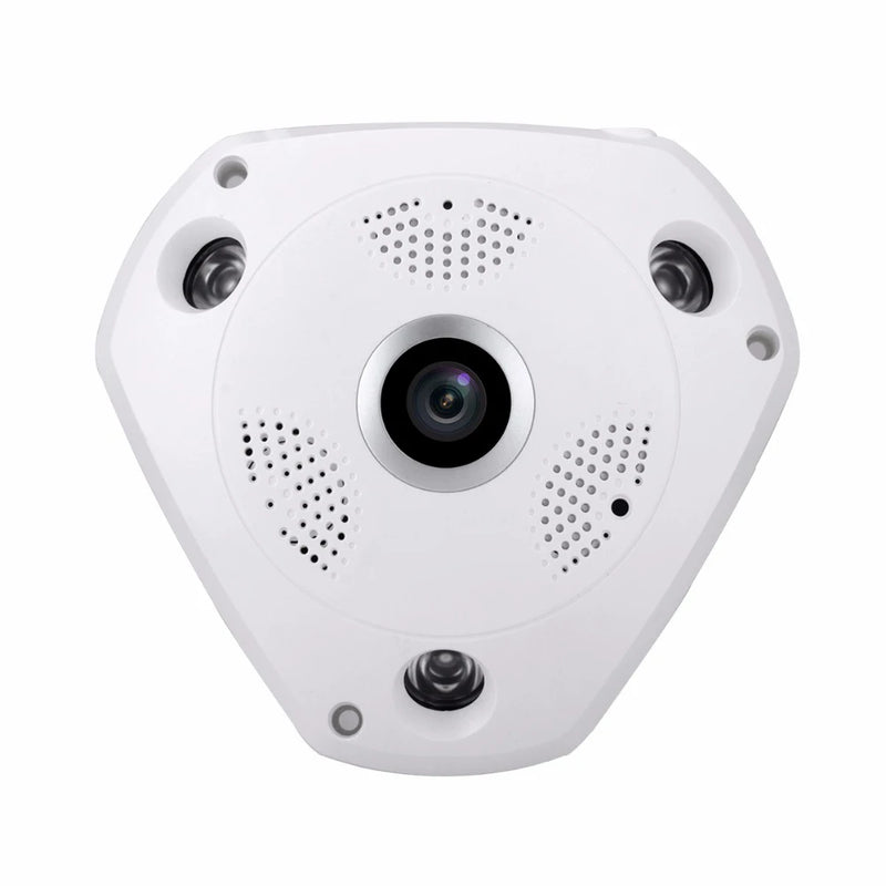 8MP Wired IP Dome Fisheye Camera 4K Audio Video Surveillance Motion Detection Home Security XMEye Infrared POE Camera Wide Angle