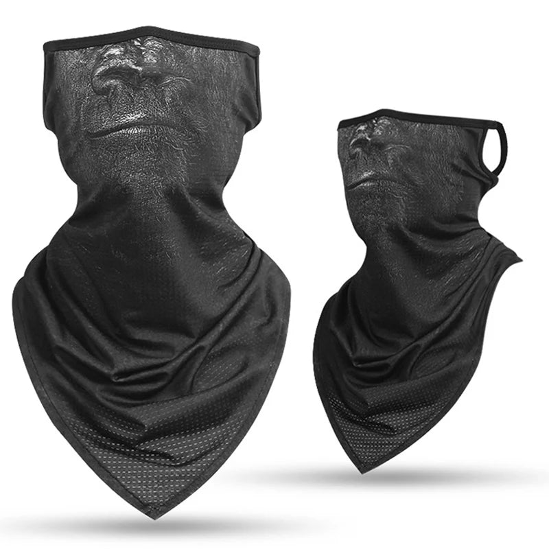 Animal Print Sport Scarf Cycling Bandana Hiking Hunting Camping Neck Warmer Face Cover Gaiter Women Men Balaclava Triangle Mask