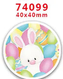 DIY Craft Supplies Sewing Accessories Cartoon Easter Bunny Printed Planar Resins Mold 10 Pieces. PR-73721