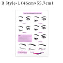 Eyelash decoration painting salon store decoration Eyelash extension technician instruction poster Wall Art Picture Decor