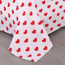 3/4pcs Bedding Set Pink Strawberry Fashion Bed Sheets Queen Size Luxury Bedding Set bed Sheet Sets Duvet Cover Set King Size