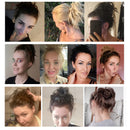 LUPU Synthetic Chignon Messy Scrunchies Elastic Band Hair Bun Straight Updo Hairpiece High Temperture Fiber Natural Fake Hair