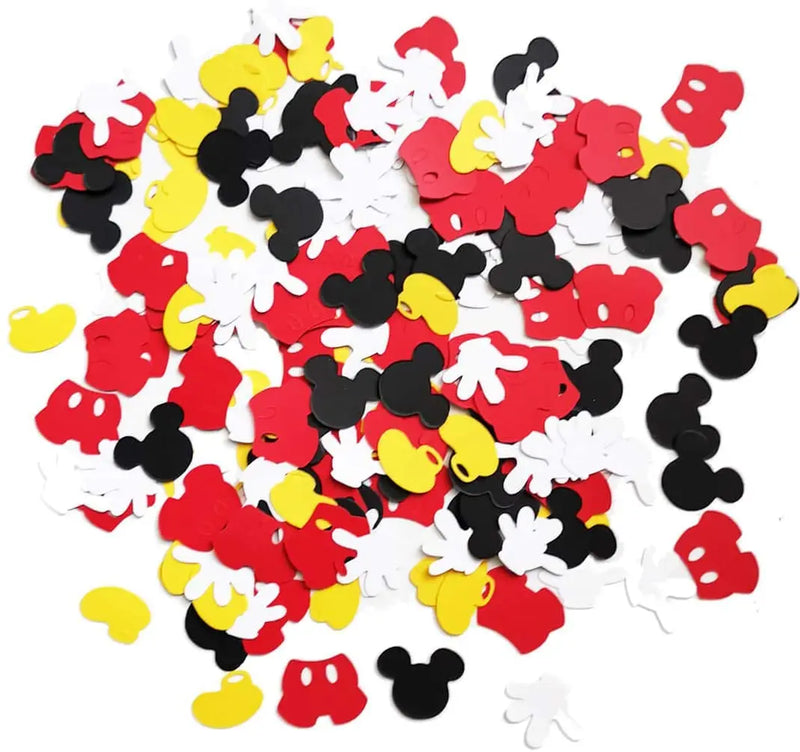 100 Mickey Mouse Theme Confetti Baby Shower Party Boys Girls Kids First 1st Birthday Party Supplies Home Table Decorations