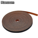 5m/10m//20m/50m/lot GT2-6mm / 10mm open timing belt GT2 belt Rubber Aramid Fiber cut to length for 3D printer wholesale