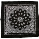 New Fashion Hip Hop 100% Cotton Bandana Square Scarf handkerchief Gradient Paisley print For Women Men Unisex headband 55*55cm