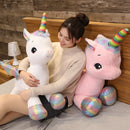 1pc 40CM Fantastic Unicorn Plush Toy Rainbow With Wings Stuffed Unicornio Doll Toys for girl Children Birthday Gift Pillow