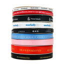 HAOSIHUI 5/8‘’ (16mm)  Custom Printed Satin Ribbon with any Logo or Font Style Christmas Wedding Favours 100 yard /lot