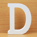 8 CM Letras Decorativas Grandes White Wooden Letters Home Decor Wedding Decoration DIY Personalised Name Design Free Standing