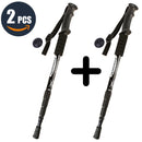 Walking Adjustable Trekking Pole Anti Shock Ultra Light Alpinism Poles Telescopic Ultralight Hiking Travel Non-slip Stick