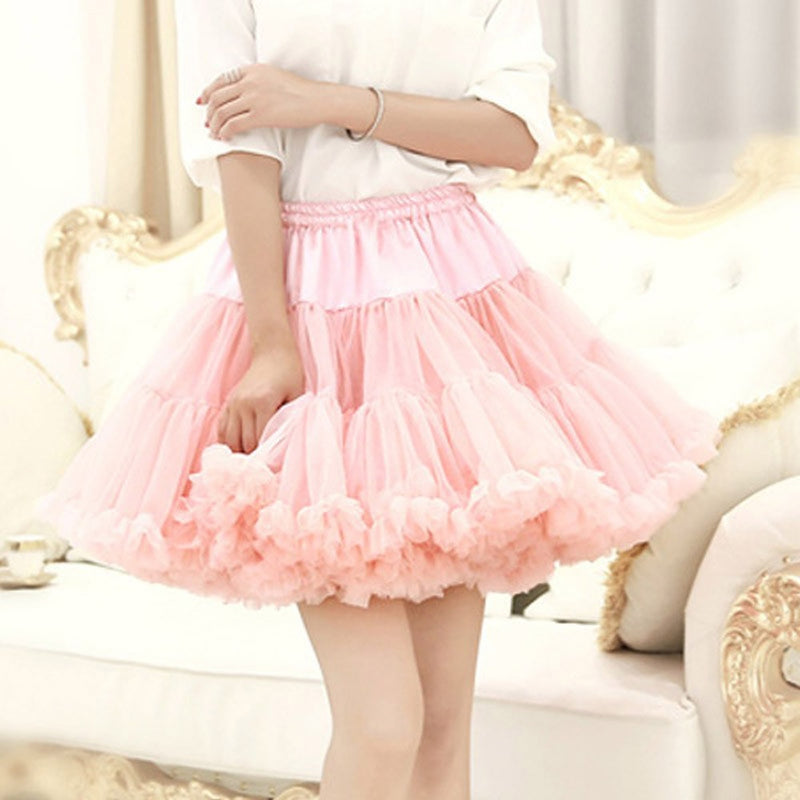 Lolita Cosplay Petticoat Ball Gown Underskirt Swing Short Dress Petticoat Ballet Tutu Skirt Rockabilly Crinoline Christmas