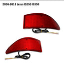 iJDM Car LED Tail Rear Bumper Reflector Lights For Lexus IS250 IS350 Function as Tail,Brake & Rear Fog Lamps,Turn Light 06-2013