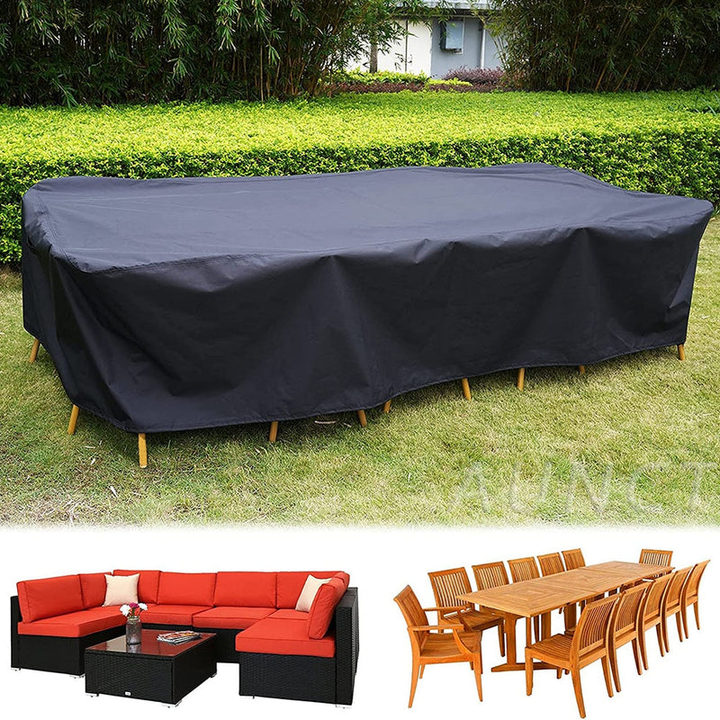 Outdoor Furniture Covers Waterproof Rain Snow Dust Wind-Proof Anti-UV Oxford Fabric Garden Lawn Patio Furniture Covers 190T