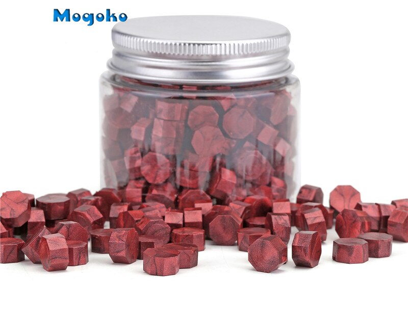 Mogoko About 180pcs Sealing Wax Beads Stamp Sealing Wax Seal Vintage Wax Seal Stamp Bead For Stamp Envelope Cards Bottle Decor