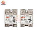 AC 220V Solid State Relay SSR-10AA SSR-25AA SSR-40AA SSR-60AA 10A 25A 40A 60A AC Control AC SSR Relay 80-250VAC TO 24-380VAC