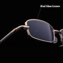 May Flower Mini Pen Reading Glasses Alloy Flodable Presbyopic Eyewear With Glass Lenses Portable Reading Glasses For Men&Women+4