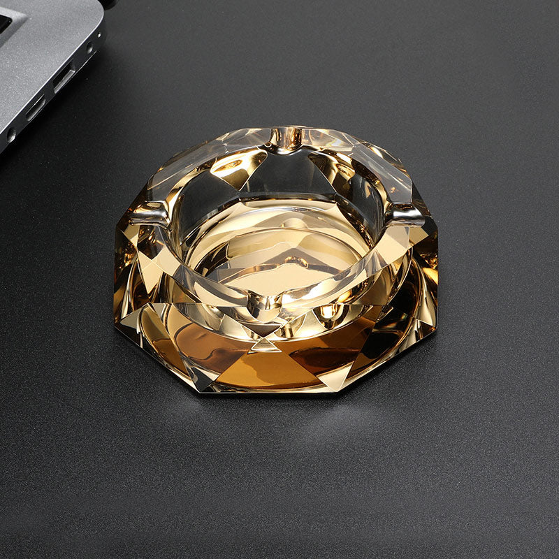 Nordic Ins Popular Mini Ashtray For Car Glass Ashtray Portable Decorative Cigar Ashtray Holder Cute Ashtrays Wedding Gift מאפרה