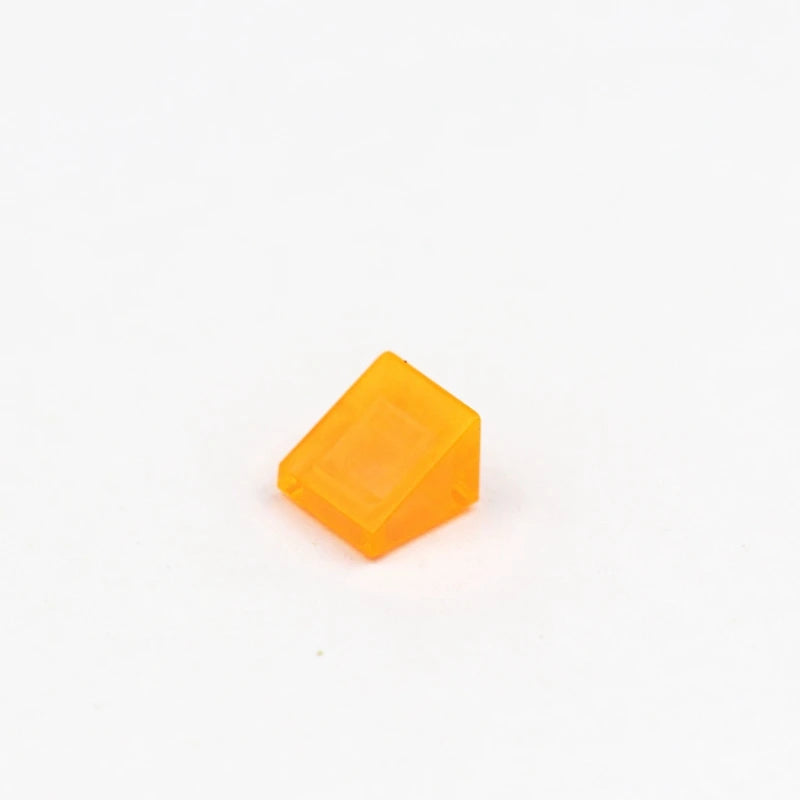 50 Piece Sloped 30° 1x1x2/3 Cheese Slope Building Blocks MOC Build Trucks Parts Kids Learning Toys Compatible with Brick 54200