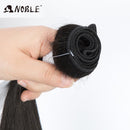 Noble Bundles Extensions 36 inch Yaki Straight Hair Bundles Ombre Brown Synthetic Hair Long Extensions Hair Synthetic Wefts