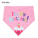 Pet Dogs Cats Birthday Caps/Bibs Sequin Design Headwear Cap Hat Scarf Puppy Costume Christmas Party Bandana Pets Accessories