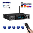 AIYIMA D05 Home Theater APTX Bluetooth 5.0 Power Amplifier Amplificador 120Wx2 Digital Sound Subwoofer Amplifier USB DAC Amp