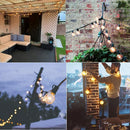 G40 Outdoor String Lights LED Party Garland Dimmable Globe Bulbs Fairy Lamp For Street Patio Garden Camping Terrace Decoration