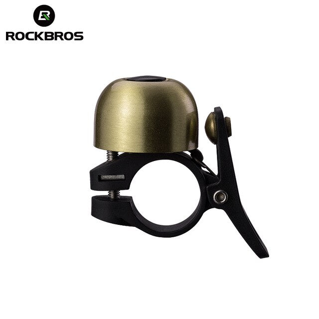 ROCKBROS Electric Cycling Bells 110 dB Silica Gel Shell Ring Horn Rainproof MTB Bicycle Handlebar Bell Bicycle tool Accessories