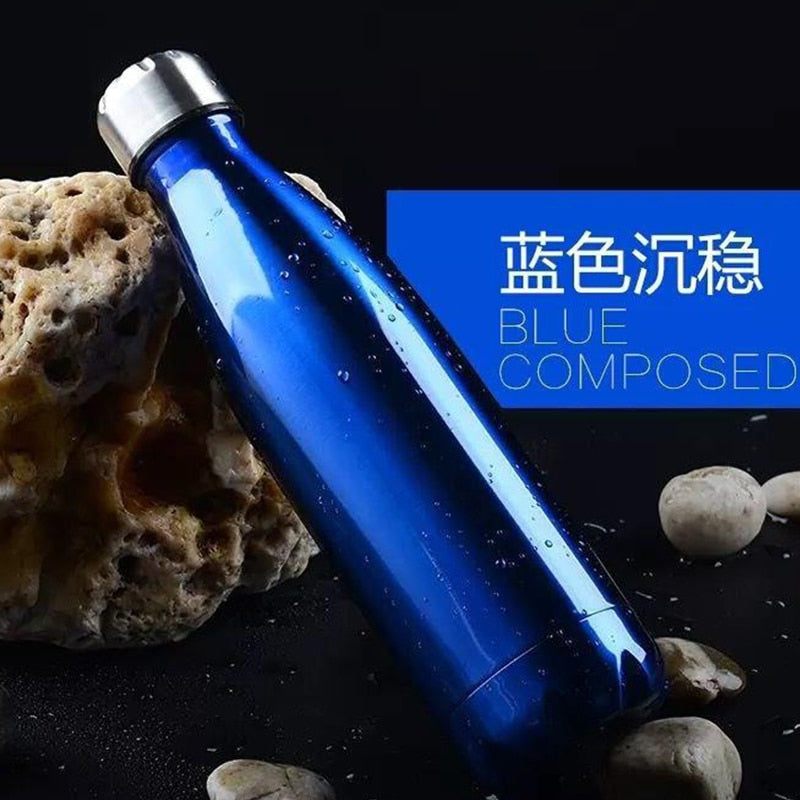 500ml Double-wall Insulated Vacuum Flask Stainless Steel Space Series Coke Thermos For Sport Water Bottles Portable Thermoses