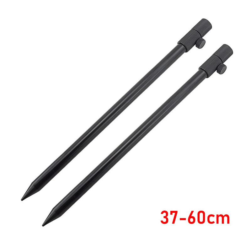 Aluminium Carp Fishing Bank Sticks Fishing Rod Pod Buzzer Bar for 3 Rods