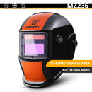 DEKO Welding Helmet Solar Powered Auto-Darkening Hood with Adjustable Shade Range 4/9-13 for MIG MMA Arc Welder Mask New Design