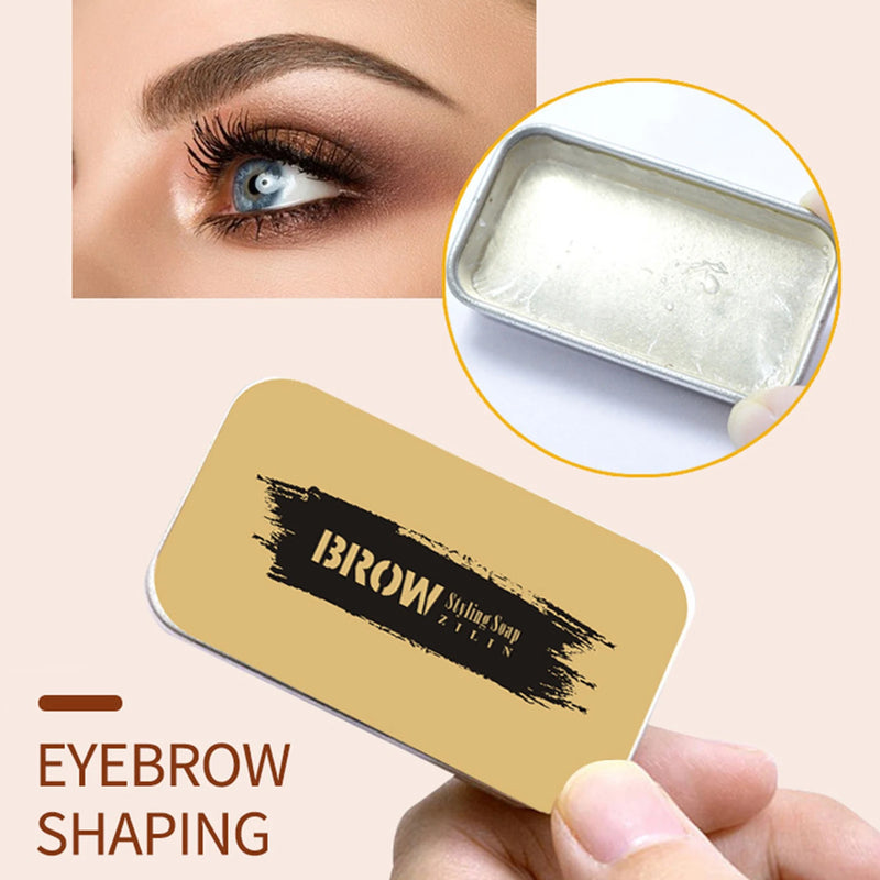 Eyebrow gel Brows Wax Waterproof Long-Lasting 3D Feathery Wild Brow Styling Soap For Eyebrows Women's Cosmetics