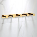 Luxury Golden Bathroom Brass Hardware Towel Rack Paper holder Toilet Brush Holder Towel Holder hook Row hook Activity bar