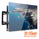 Universal TV Wall Mount Bracket for Most 26-55 Inch LED Plasma TV Mount up to VESA 400x400mm and 110 LBS Loading Capacity