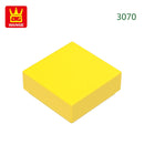 Wange 666PCS/lot 3070 1x1 Light Area Wooden Moc Loose Parts Compatible with Bricks DIY Children's Toy Assembly Gift Storage Box