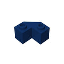 Gobricks 10PCS Building Blocks 2x2 Brick 45 degrees compatible with 87620 Ｃhildren's  toys Assembles Small Particle Parts Brick