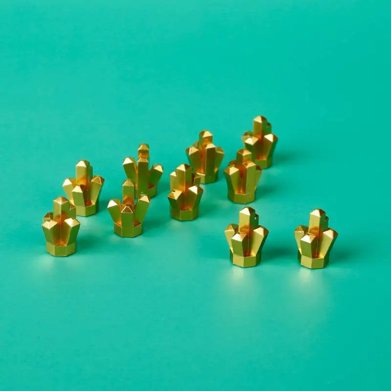 MOC Building Blocks Figures Accessories Cash Dollar Coin Bag Model Gold Silver Bar Colored Diamond Treasure Box Series Coffer