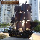 Mould King 13111 13199 Movie Toys The MOC Black Pearl Pirate Ship Model Assembly 16006 Building Block Brick Kids Christmas Gifts